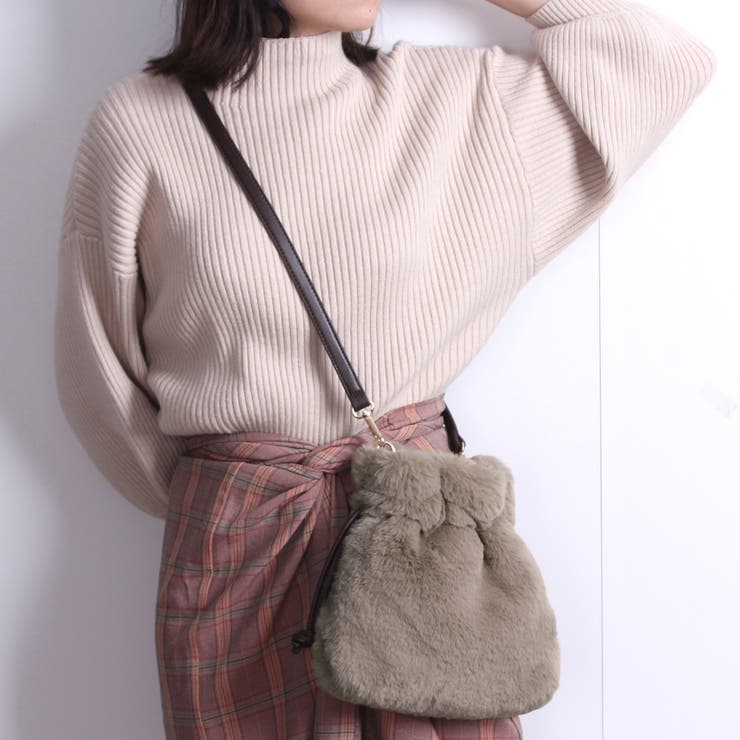 ファーバッグ レディース ショルダーバッグ[品番：STYB0000860