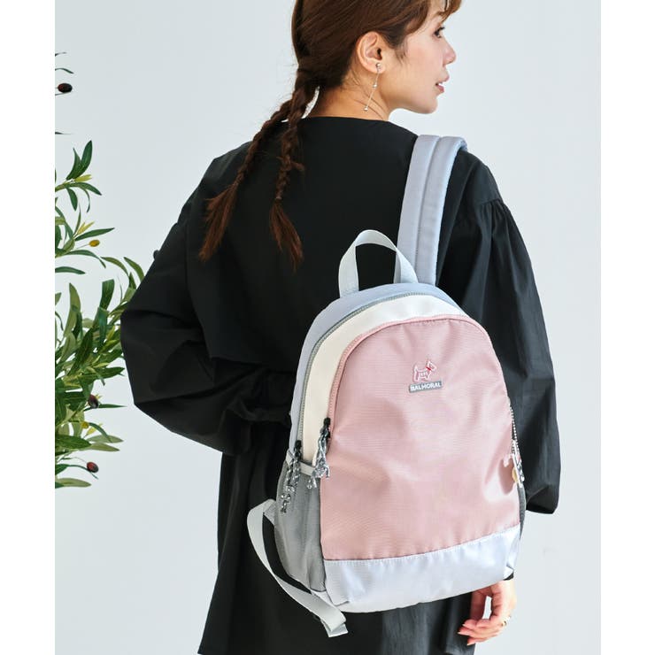 グレー/スモークピンク | BALMORAL リュック レディース | STYLE ON BAG