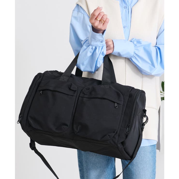 ブラック | ボストンバック レディース 大容量 | STYLE ON BAG