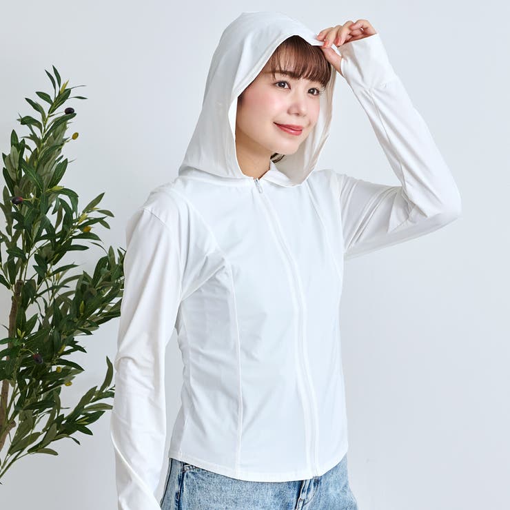 ホワイト | UV パーカー 冷感 | STYLE ON BAG