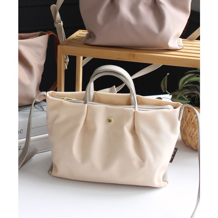 ベージュ/グレー | Legato Largo ショルダーバッグ | STYLE ON BAG