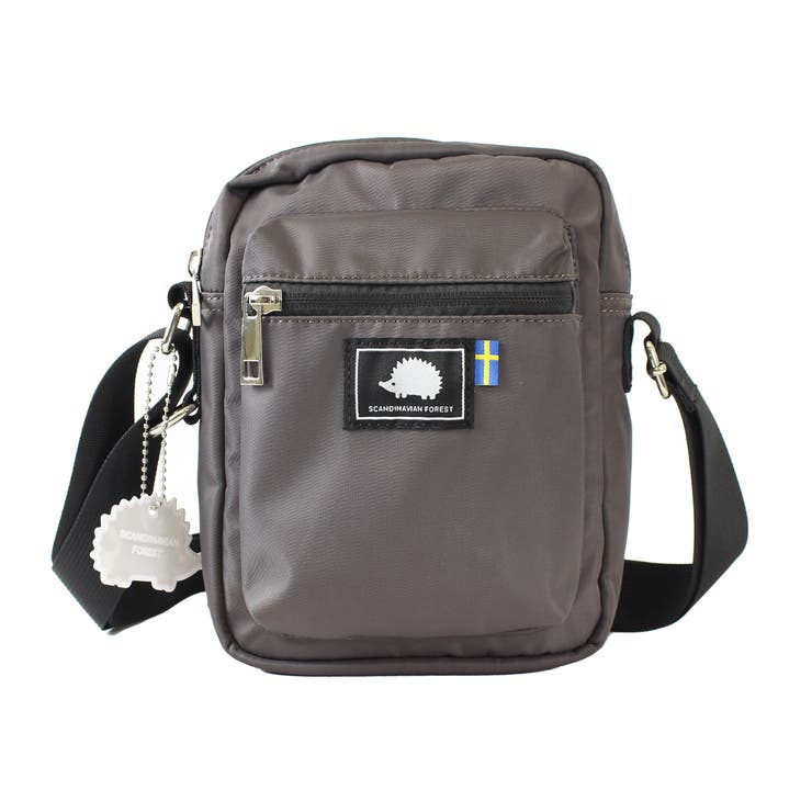 ★フィン。【スマホショルダー／ペンケース】tambourine チャコール ☆フィン。【スマホショルダー／ペンケース】tambourine