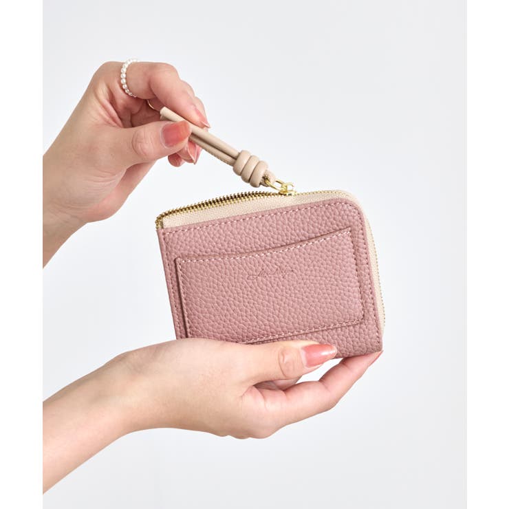 サーモンピンク/ベージュ | 財布 レディース 薄い | STYLE ON BAG