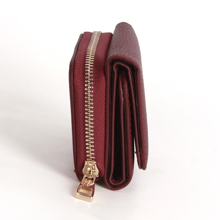 ✴︎TOD'S ワインレッド 三つ折り財布 ほぼ未使用✴︎ 三つ折り TOD'S(トッズ) 折りたたみ財布(レディース) - 海外通販