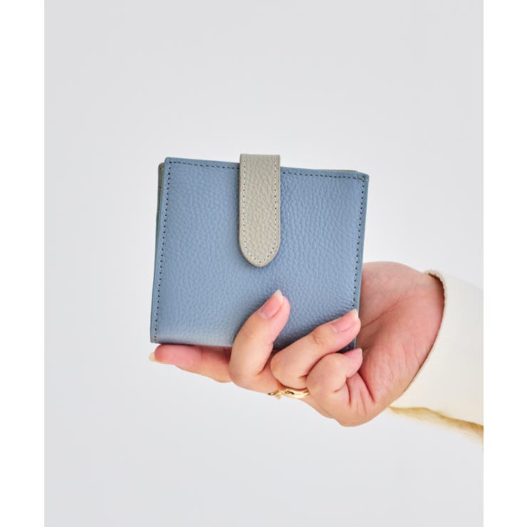 サックスブルー/グレー | LIZDAYS 財布 レディース | STYLE ON BAG