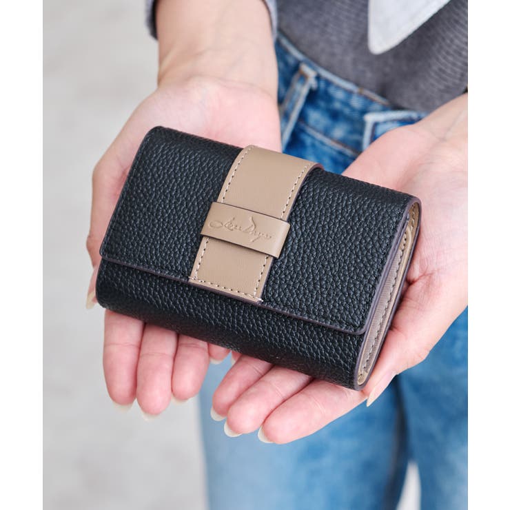 ブラック/グレーベージュ | 財布 レディース ミニ | STYLE ON BAG