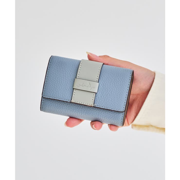 サックスブルー/グレー | 財布 レディース ミニ | STYLE ON BAG