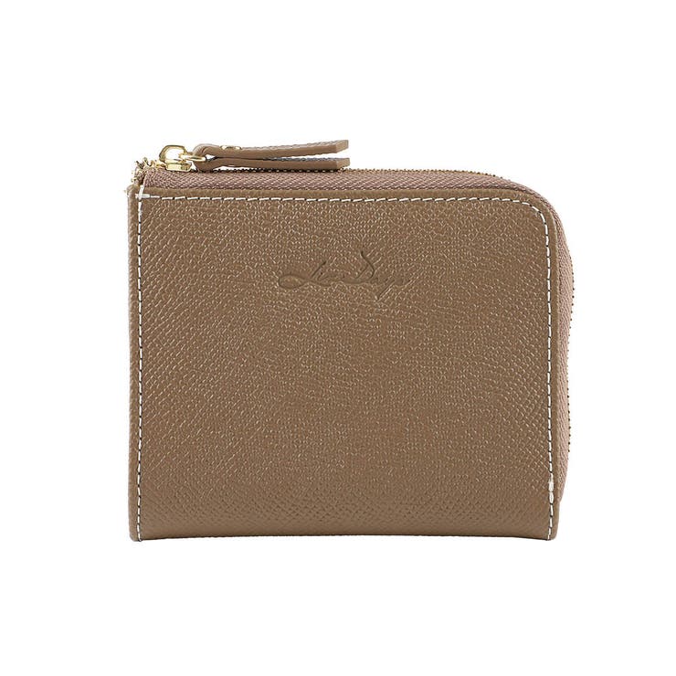 グレーベージュ | ミニ財布 レディース 牛革 | STYLE ON BAG