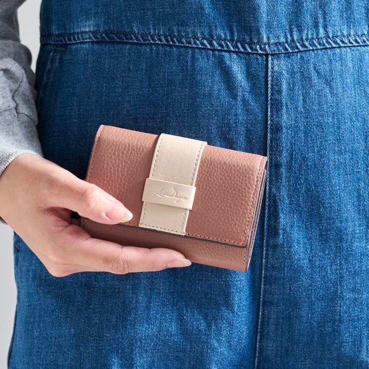サーモンピンク/ベージュ | 財布 レディース ミニ | STYLE ON BAG
