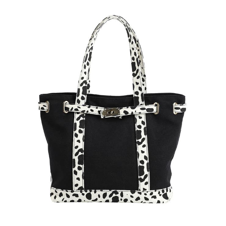 ブラック/ホワイトダルメシアン | LIZDAYS キャンバス トート | STYLE ON BAG