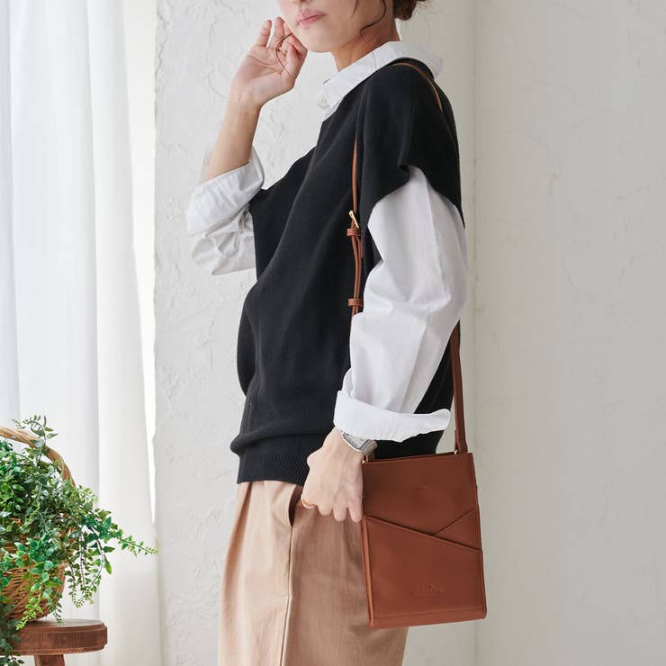 ショルダーバッグ・ポシェット SATUR Scrunchie Mini Tote & Cross Bag 4FK1866 ミニ ショルダーバッグ(ベージュ) | COPINE