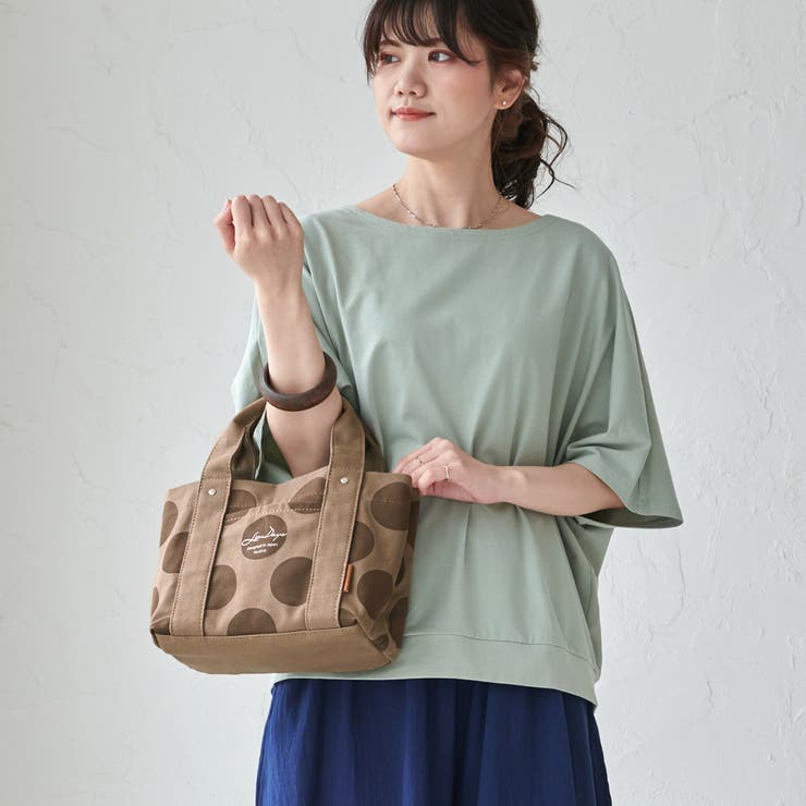ライトブラウン/Dブラウンドット | ミニ トートバッグ レディース | STYLE ON BAG