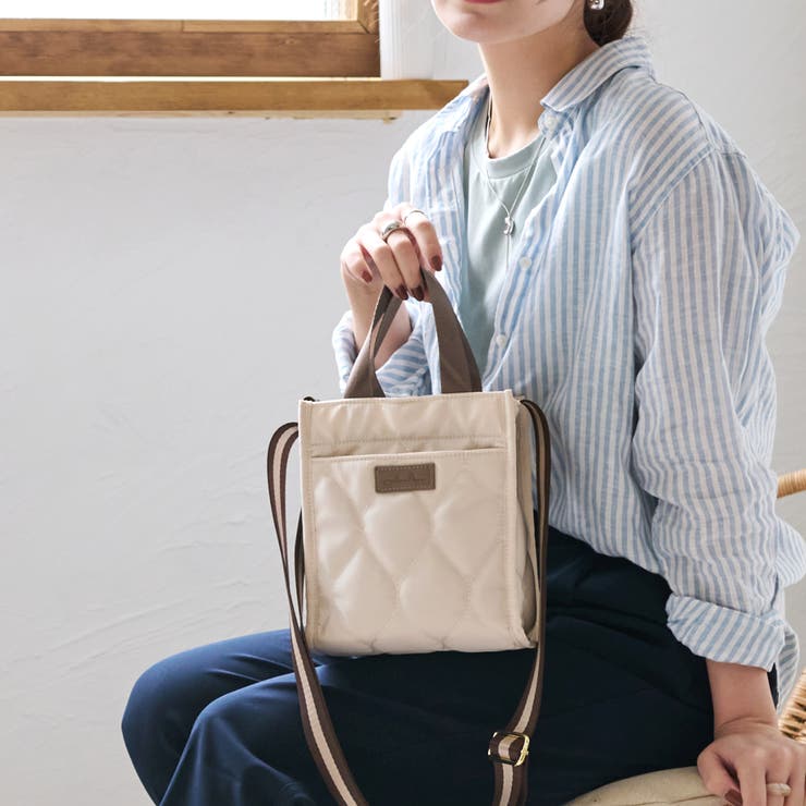 ナチュラル/グレーベージュ | LIZDAYS ショルダーバッグ レディース | STYLE ON BAG