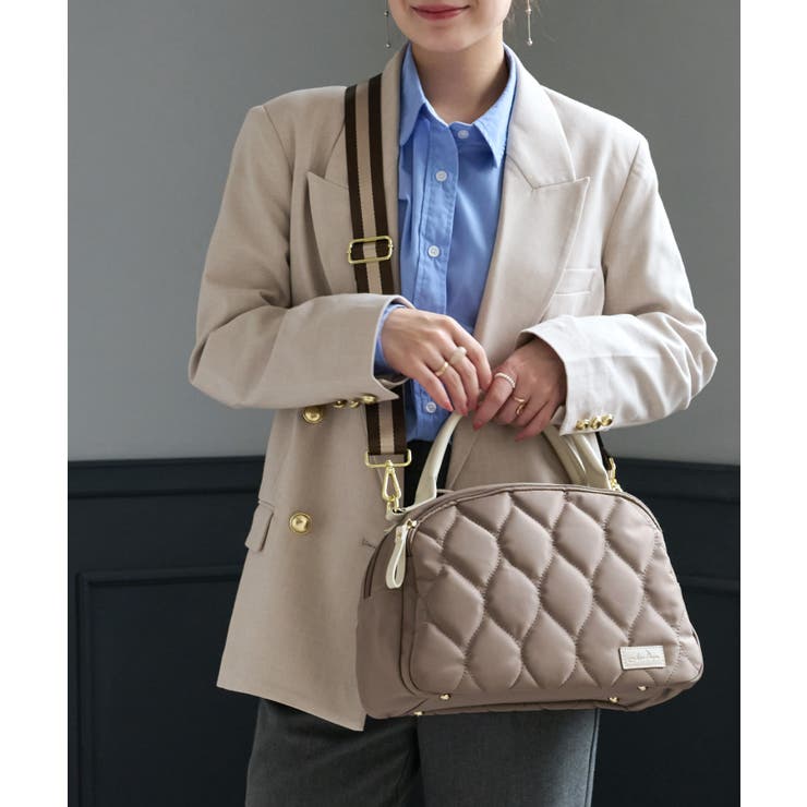 グレーベージュ/ベージュ | トートバッグ レディース ショルダーバッグ | STYLE ON BAG