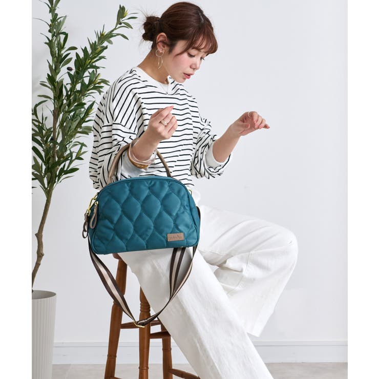 モスグリーン/グレーベージュ | トートバッグ レディース ショルダーバッグ | STYLE ON BAG