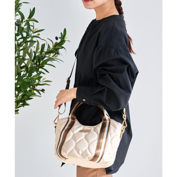 ナチュラル/グレーベージュ | LIZDAYS ショルダーバッグ トートバッグ | STYLE ON BAG