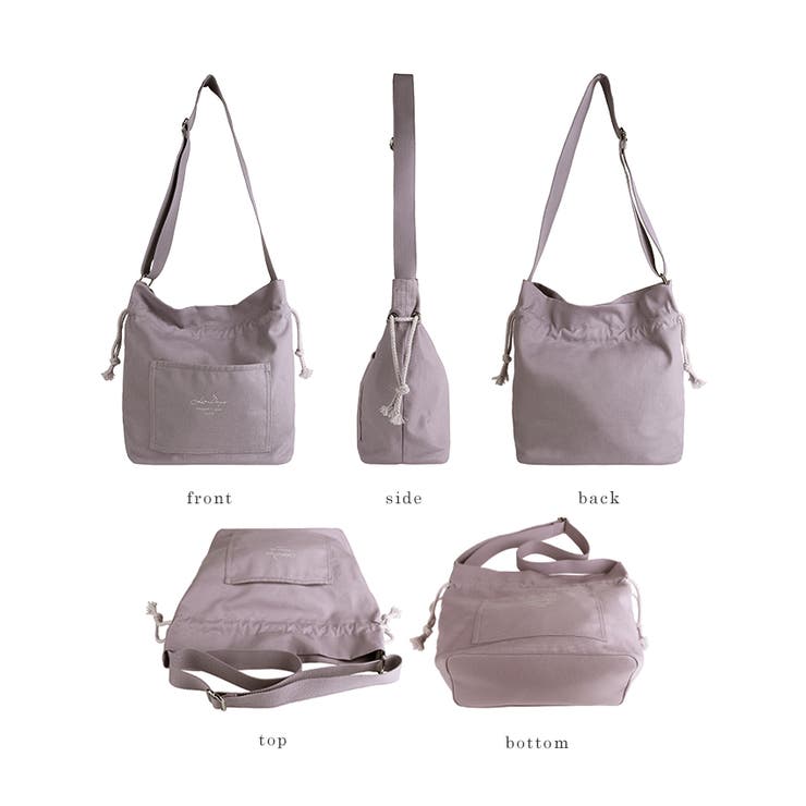憧れの 巾着 ショルダーバッグ レディース[品番：STYB0006734]｜STYLE バッグ