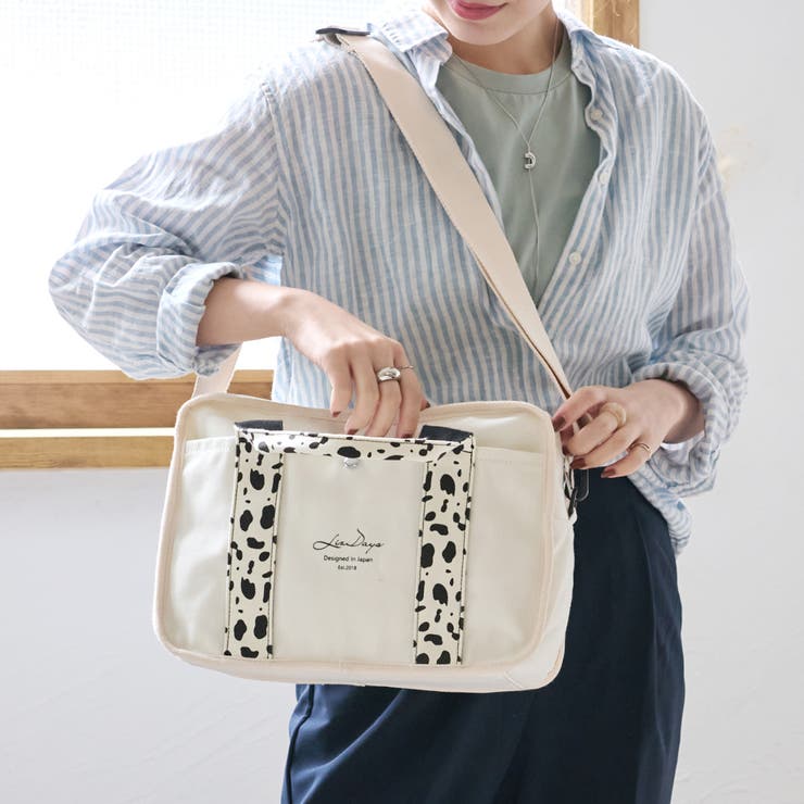 ナチュラル/WHダルメシアン | LIZDAYS トートバッグ レディース | STYLE ON BAG