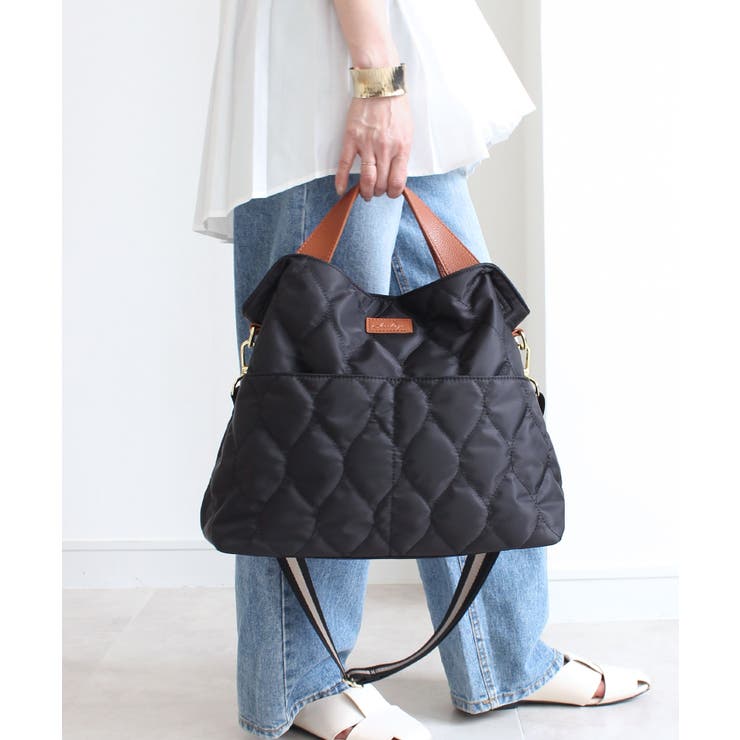 ブラック/キャメル | トートバッグ レディース 軽量 | STYLE ON BAG