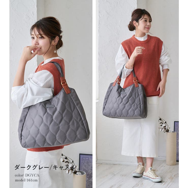 トートバッグ レディース キルティング[品番：STYB0007184