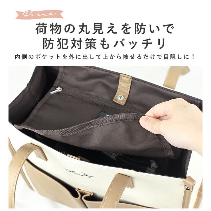 トートバッグ レディース キャンバス キャンバス地 帆布 大きい