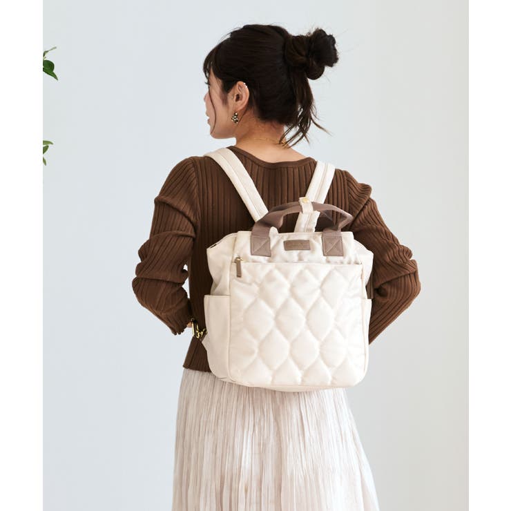 ナチュラル/グレーベージュ | リュック レディース 軽量 | STYLE ON BAG