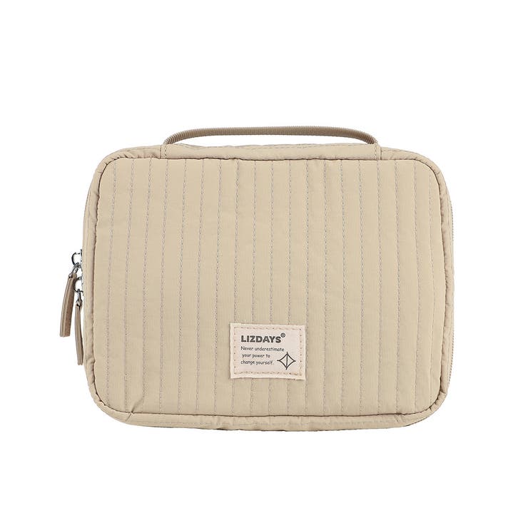 ベージュ | トラベルポーチ 大容量 旅行ポーチ | STYLE ON BAG
