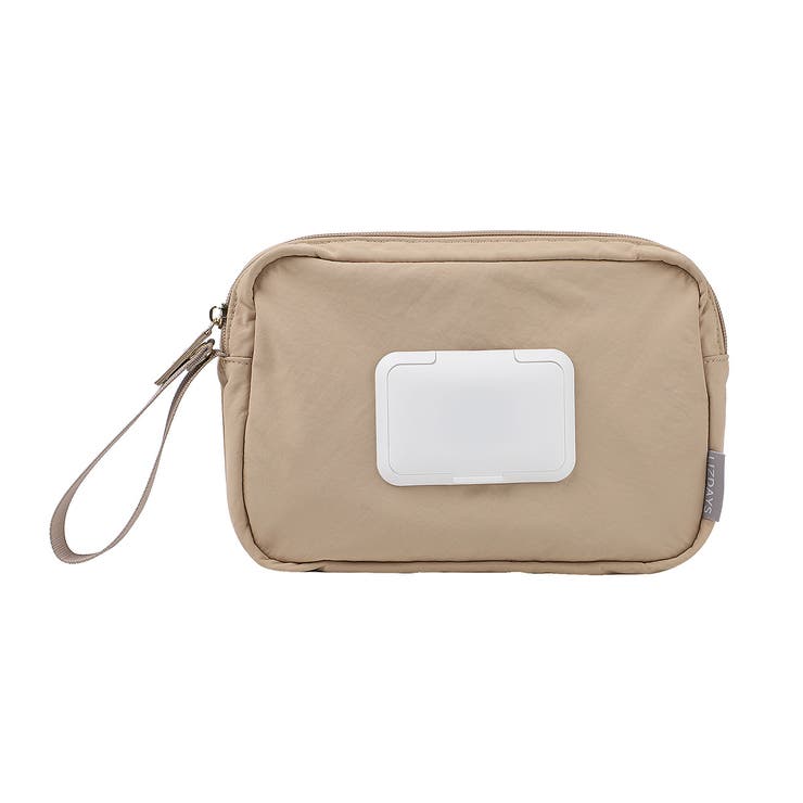 ベージュ | おむつポーチ 圧縮 大容量 | STYLE ON BAG