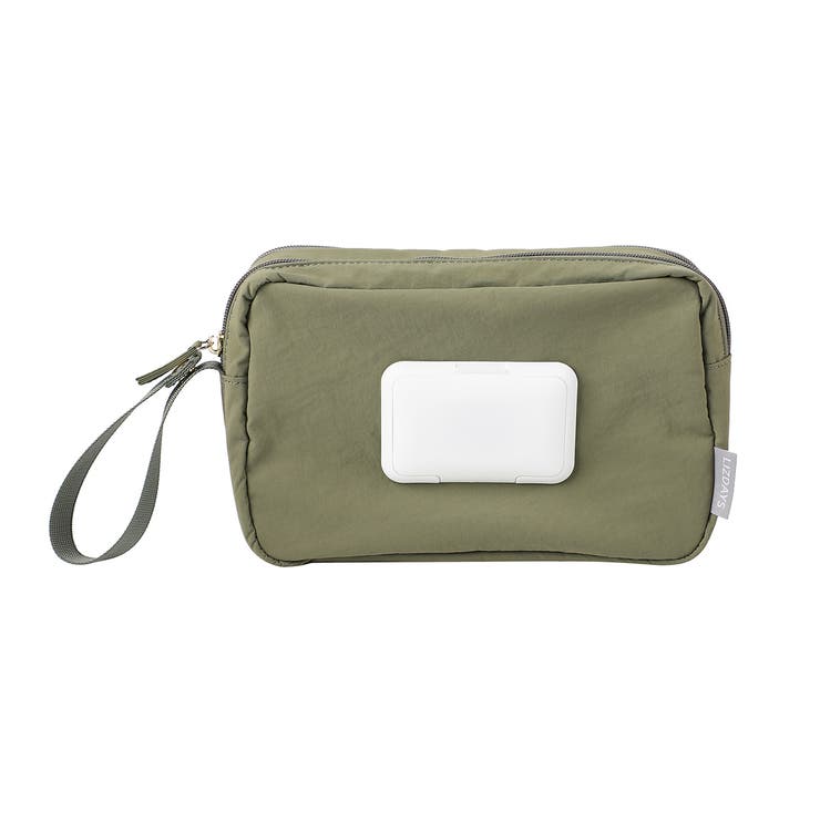 カーキ | おむつポーチ 圧縮 大容量 | STYLE ON BAG