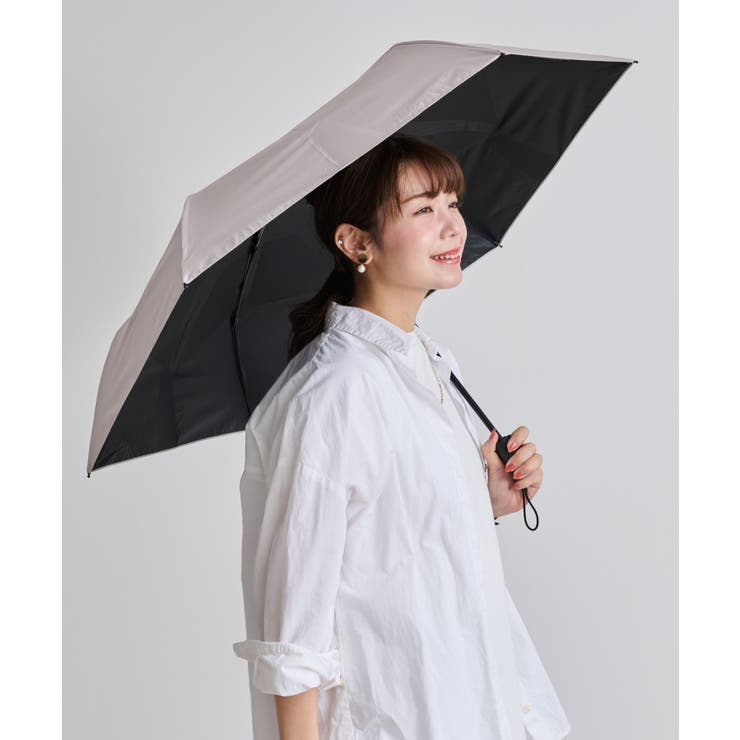 グレーベージュ | 日傘 折りたたみ 形状記憶 | STYLE ON BAG