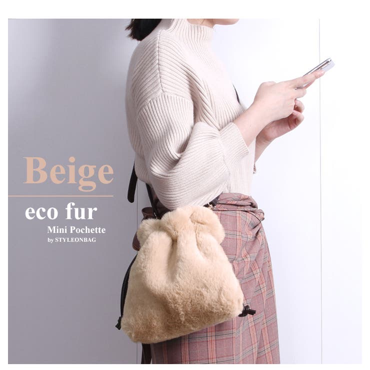 ファーバッグ レディース ショルダーバッグ[品番：STYB0000860