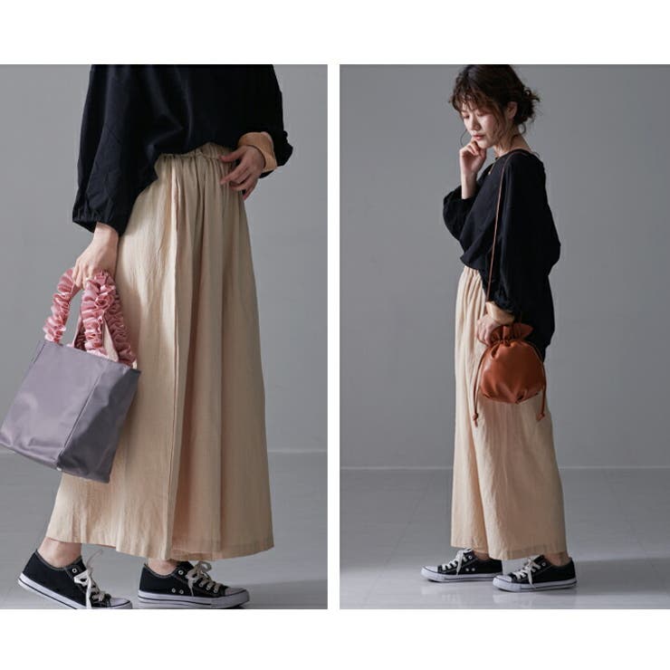 スカートパンツ ワイドパンツ フレアパンツ[品番：STYB0001365