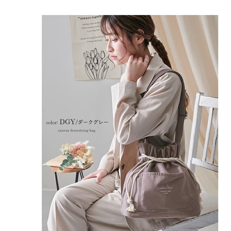 巾着 ショルダーバッグ レディース | STYLE ON BAG | 詳細画像14 