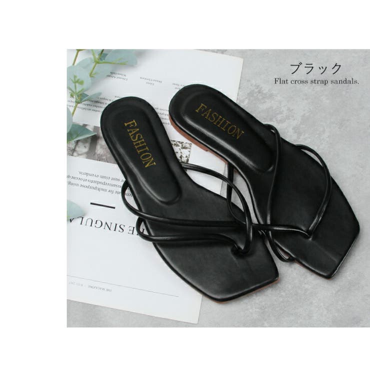 サンダル レディース ぺたんこ[品番：STYB0006800]｜STYLE ON BAG