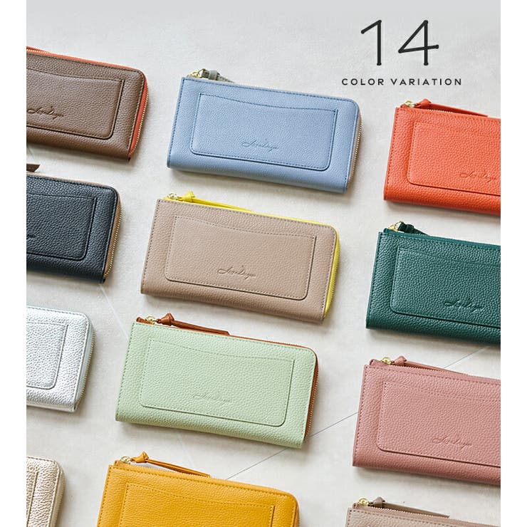 2色あり♡うすがた長財布 財布 レディース 長財布[品番：STYB0007237]｜STYLE ON BAG
