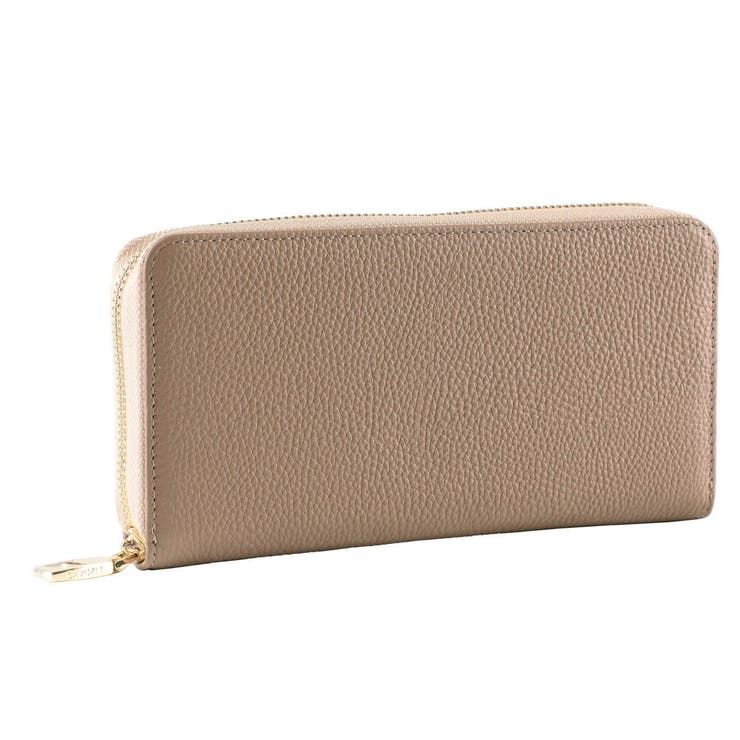 グレーベージュ×ベージュ | 長財布 レディース 本革 | STYLE ON BAG
