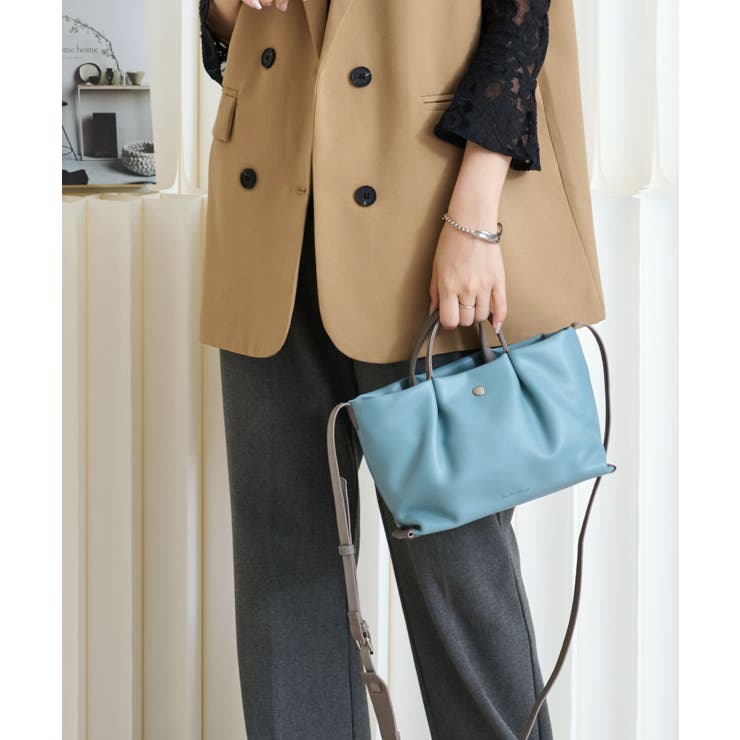 【合皮】ブルー | Legato Largo ショルダーバッグ | STYLE ON BAG