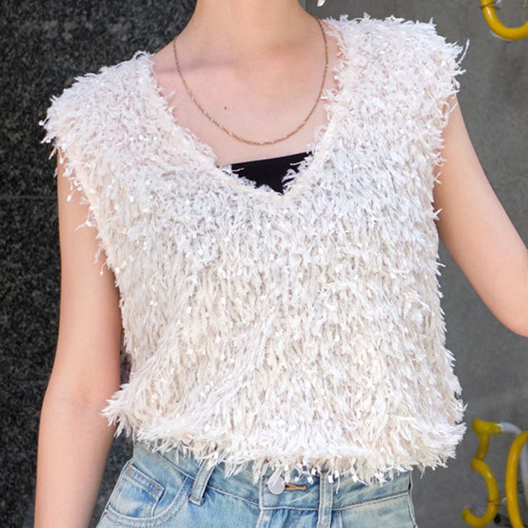 ベスト ジレ フェザーヤーン | STYLEBLOCK | 詳細画像3 