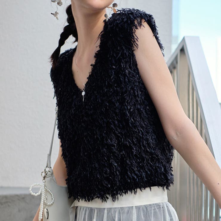 ベスト ジレ フェザーヤーン | STYLEBLOCK | 詳細画像4 