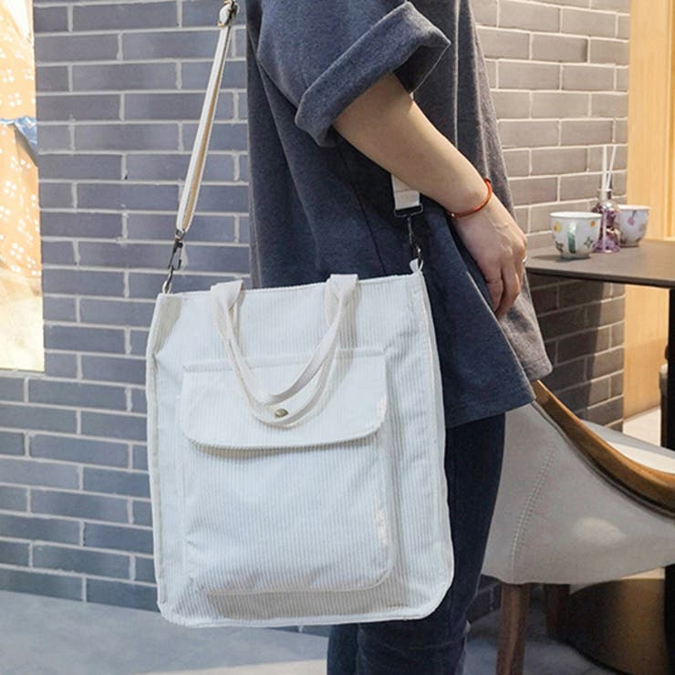コーデュロイ2wayショルダーバッグのイメージ