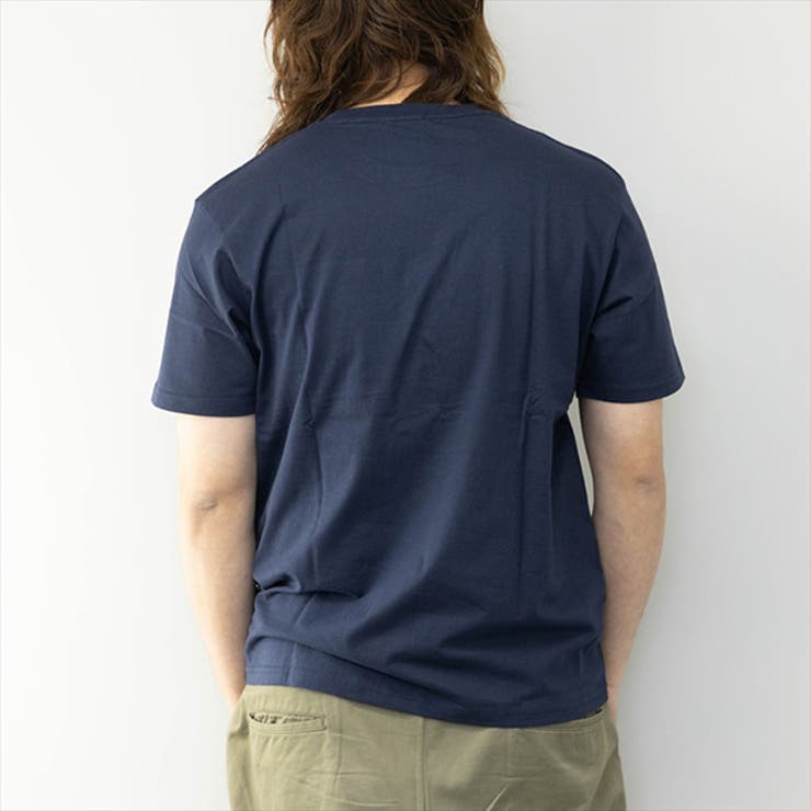 柄ポケット付き半袖Tシャツのバック