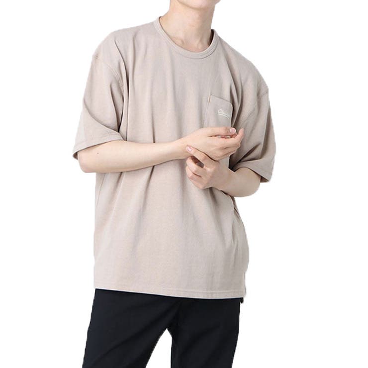 typeservice☆大人気Tシャツ♪Color Blocked Strap Button Top Tシャツ カットソー 裏毛[品番：XV000017136]｜Style Block MEN