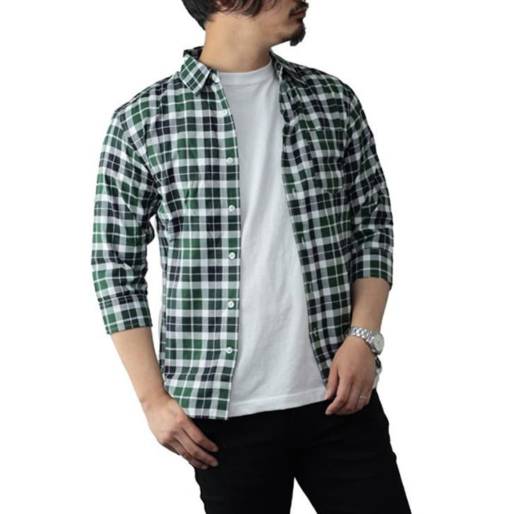 シャツ メンズ 7分袖 品番 Xv Style Block Men スタイルブロックメン のメンズ ファッション通販 Shoplist ショップリスト