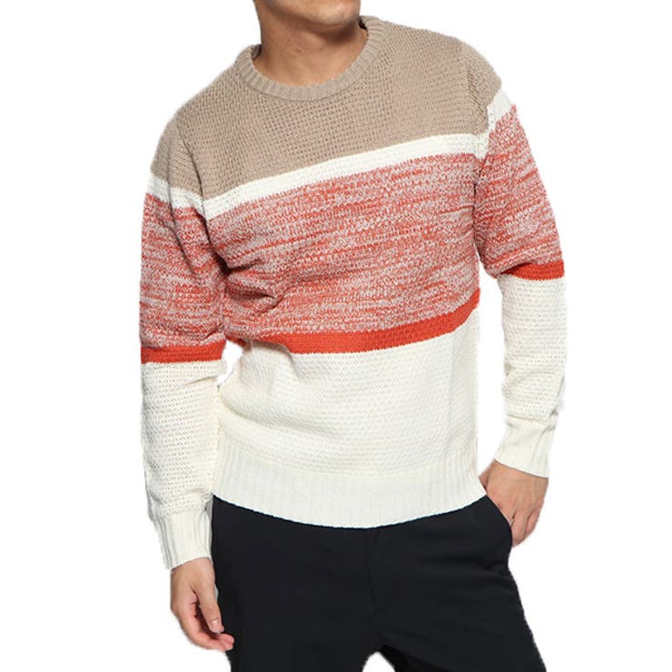 ニット セーター クルーネック 品番 Xv Style Block Men スタイルブロックメン のメンズ ファッション通販 Shoplist ショップリスト