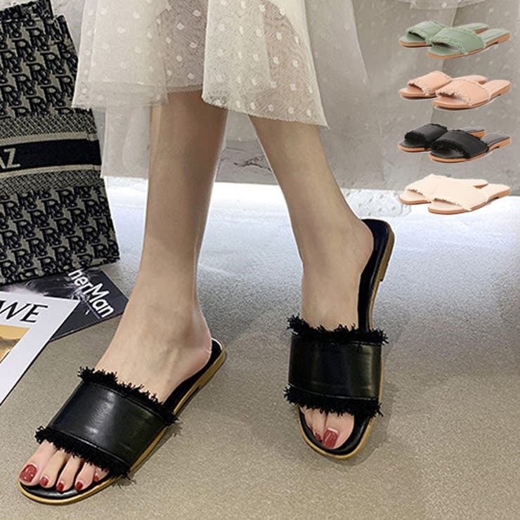 フラットサンダル ペタンコ ローヒール | STYLEBLOCK | 詳細画像1 