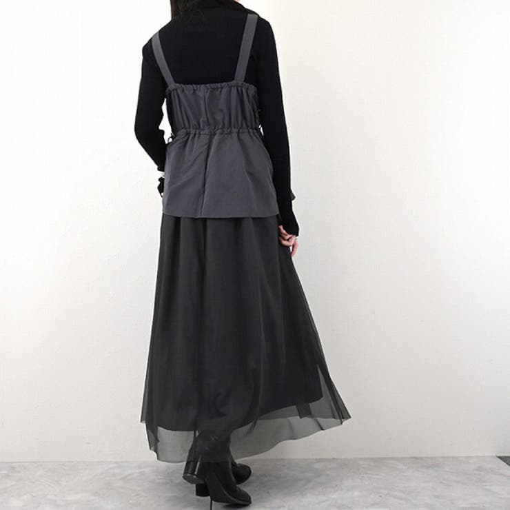 キャミソールワンピース ワンピース ロング[品番：XV000021372