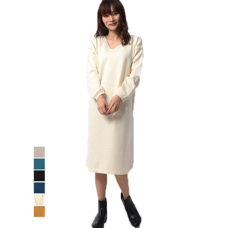 ワンピース ニットワンピース Vネック 品番 Xv Styleblock スタイルブロック のレディースファッション通販 Shoplist ショップリスト