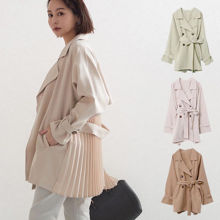 トレンチコート ショート バックプリーツ 品番 Xv Styleblock スタイルブロック のレディース ファッション通販 Shoplist ショップリスト トレンチコート ショート バックプリーツ 品番 Xv Styleblock スタイルブロック のレディース ファッション通販 Shoplist ショップリスト