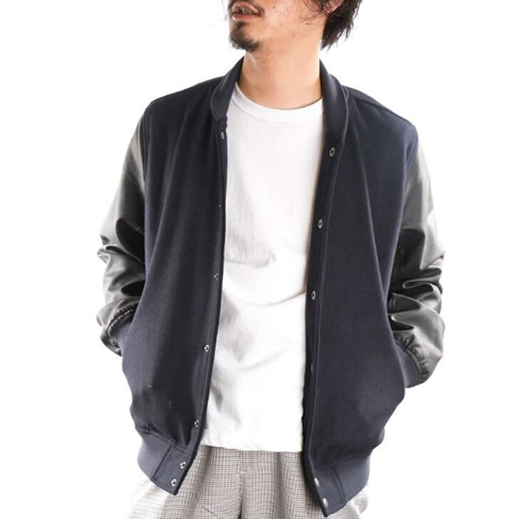 スタジャン ジャケット スタジアムジャンパー 品番 Xv Style Block Men スタイルブロックメン のメンズ ファッション通販 Shoplist ショップリスト