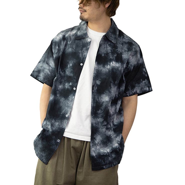 シャツ 半袖 タイダイ柄[品番：XV000016863]｜Style Block MEN